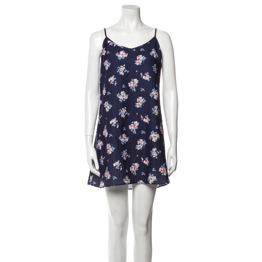 Likely Adjustable Strap Floral Slip Mini Dress